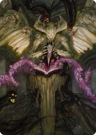 Demonic Tutor Art Card [Commander Masters Art Series] | Card Merchant Takapuna