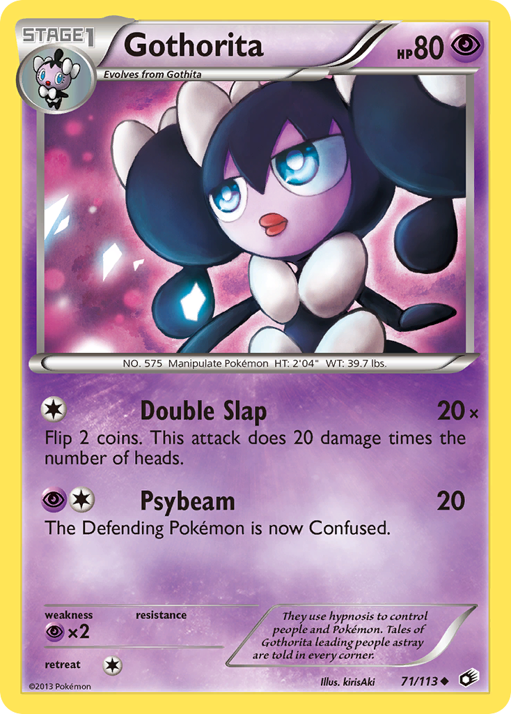 Gothorita (71/113) [Black & White: Legendary Treasures] | Card Merchant Takapuna