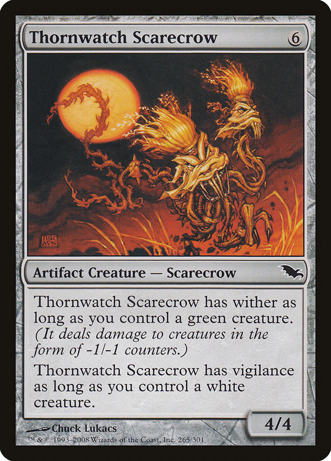 Thornwatch Scarecrow [Shadowmoor] | Card Merchant Takapuna