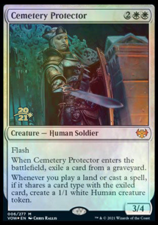 Cemetery Protector [Innistrad: Crimson Vow Prerelease Promos] | Card Merchant Takapuna