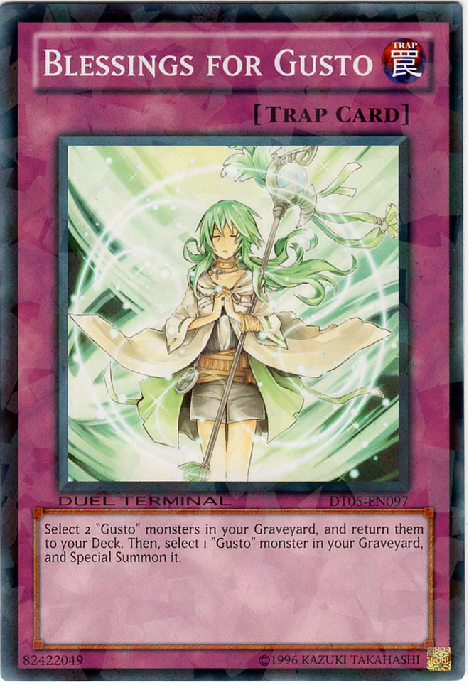 Blessings for Gusto [DT05-EN097] Common | Card Merchant Takapuna