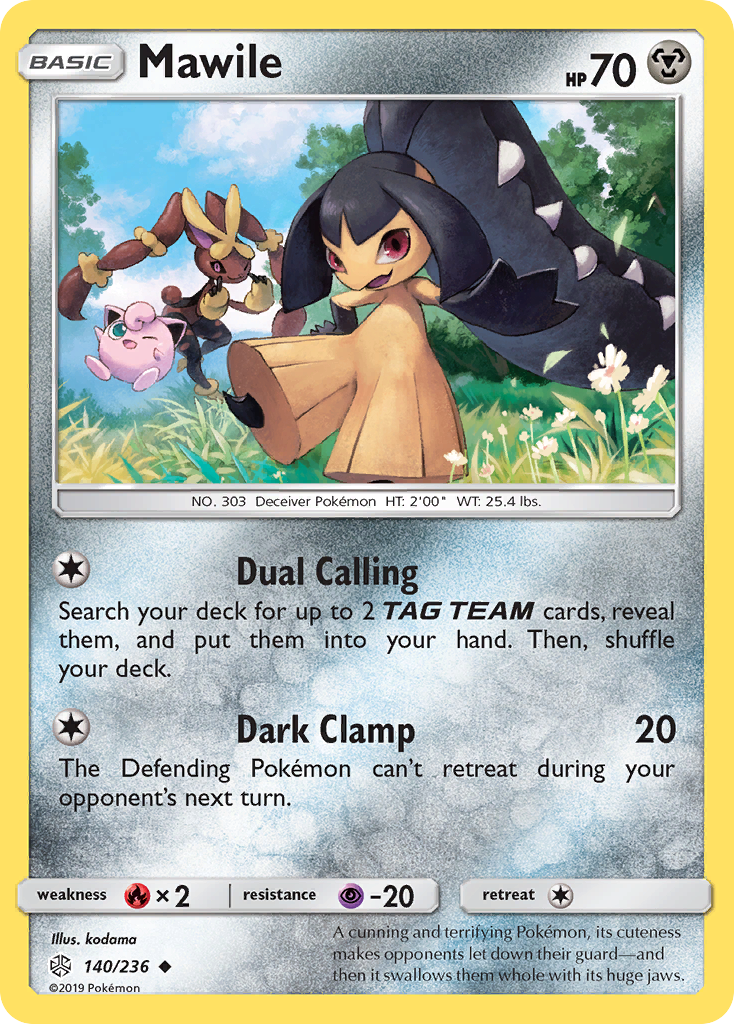 Mawile (140/236) [Sun & Moon: Cosmic Eclipse] | Card Merchant Takapuna