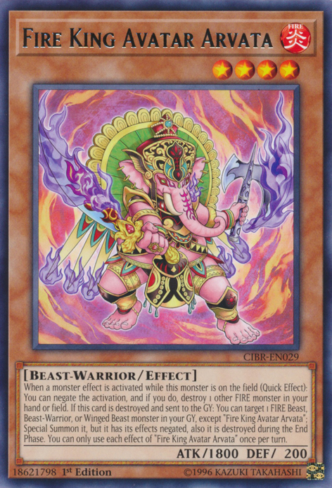 Fire King Avatar Arvata [CIBR-EN029] Rare | Card Merchant Takapuna