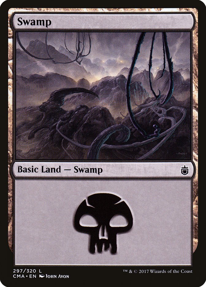 Swamp (297) [Commander Anthology] | Card Merchant Takapuna