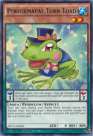 Performapal Turn Toad [MP15-EN066] Rare | Card Merchant Takapuna