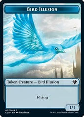 Bird Illusion // Beast (011) Double-Sided Token [Commander 2020 Tokens] | Card Merchant Takapuna