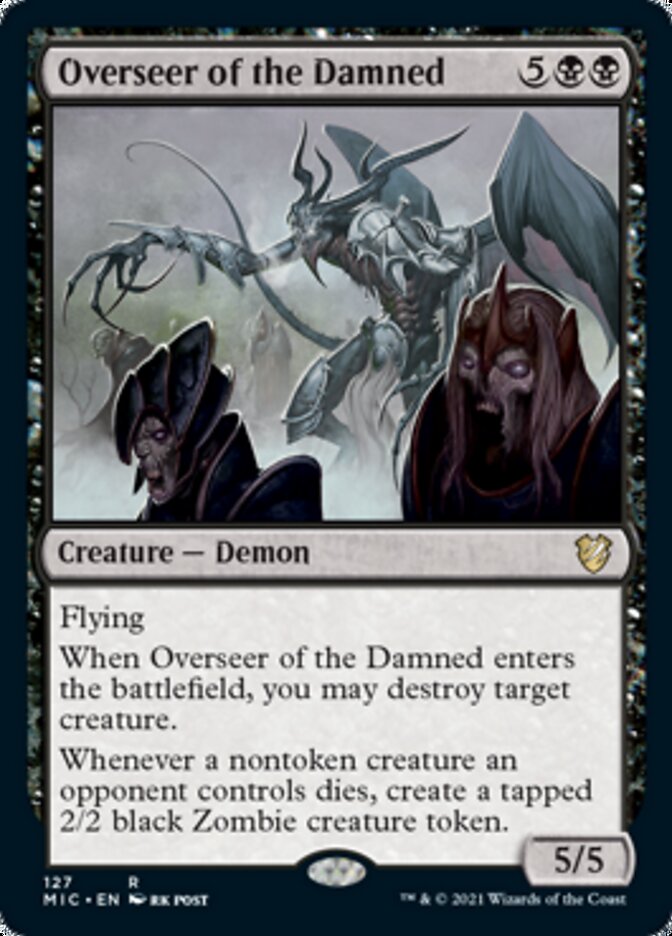 Overseer of the Damned [Innistrad: Midnight Hunt Commander] | Card Merchant Takapuna