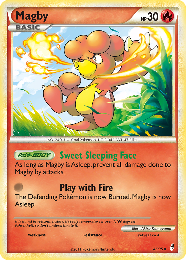 Magby (46/95) [HeartGold & SoulSilver: Call of Legends] | Card Merchant Takapuna