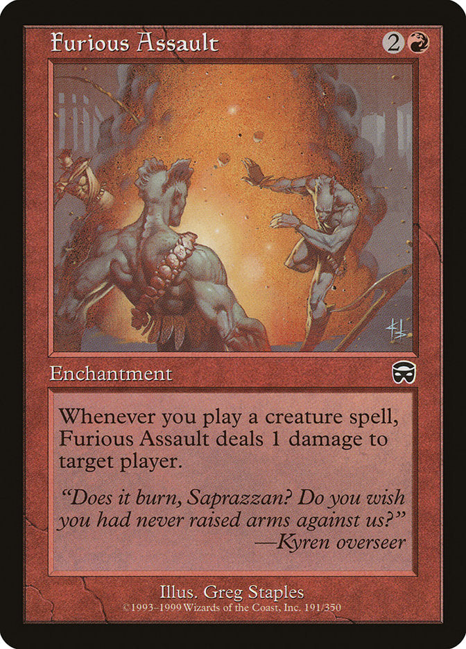 Furious Assault [Mercadian Masques] | Card Merchant Takapuna