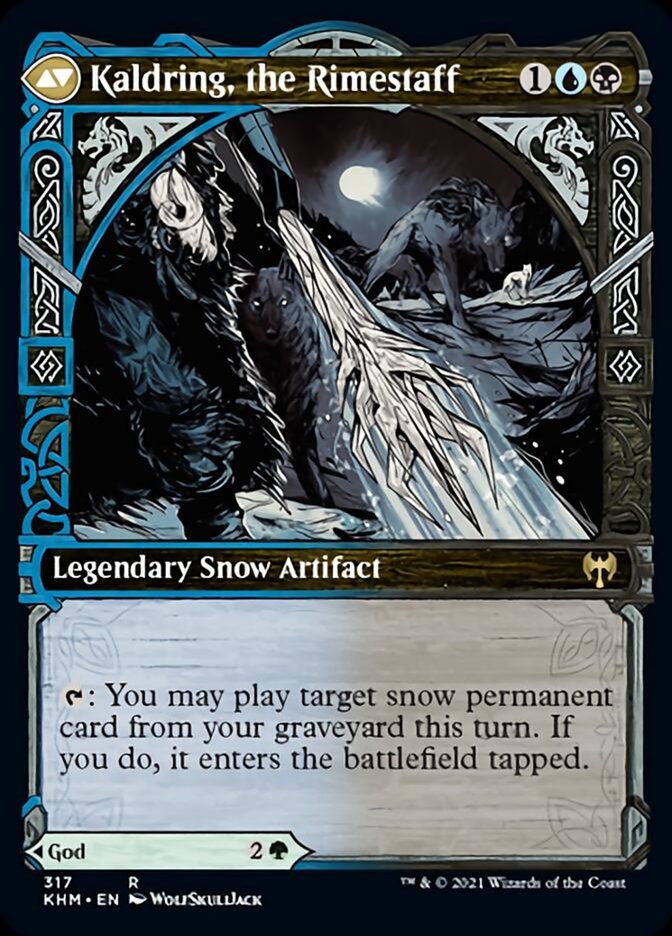 Jorn, God of Winter // Kaldring, the Rimestaff (Showcase) [Kaldheim] | Card Merchant Takapuna