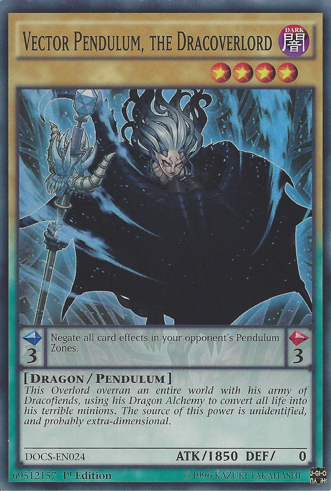 Vector Pendulum, the Dracoverlord [DOCS-EN024] Super Rare | Card Merchant Takapuna