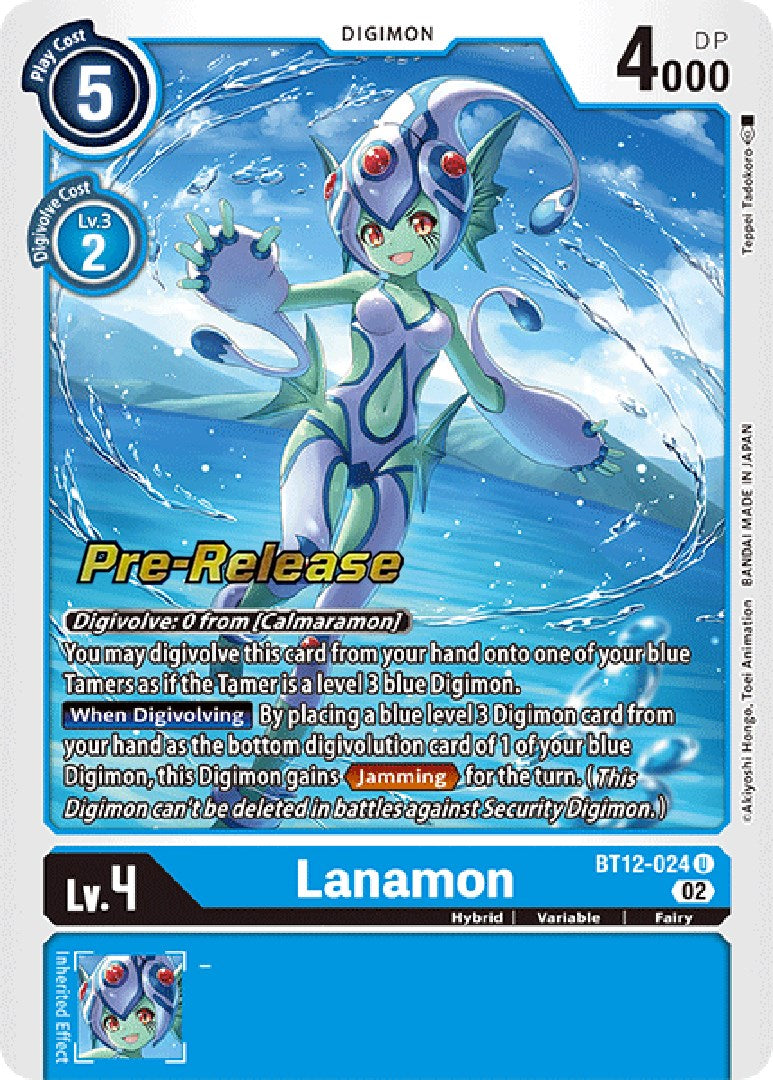 Lanamon [BT12-024] [Across Time Pre-Release Cards] | Card Merchant Takapuna