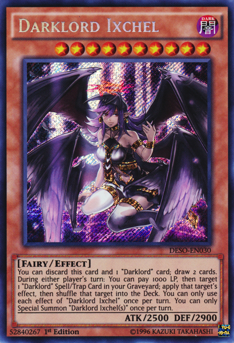 Darklord Ixchel [DESO-EN030] Secret Rare | Card Merchant Takapuna