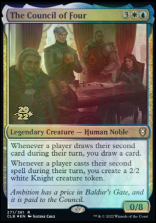 The Council of Four [Commander Legends: Battle for Baldur's Gate Prerelease Promos] | Card Merchant Takapuna