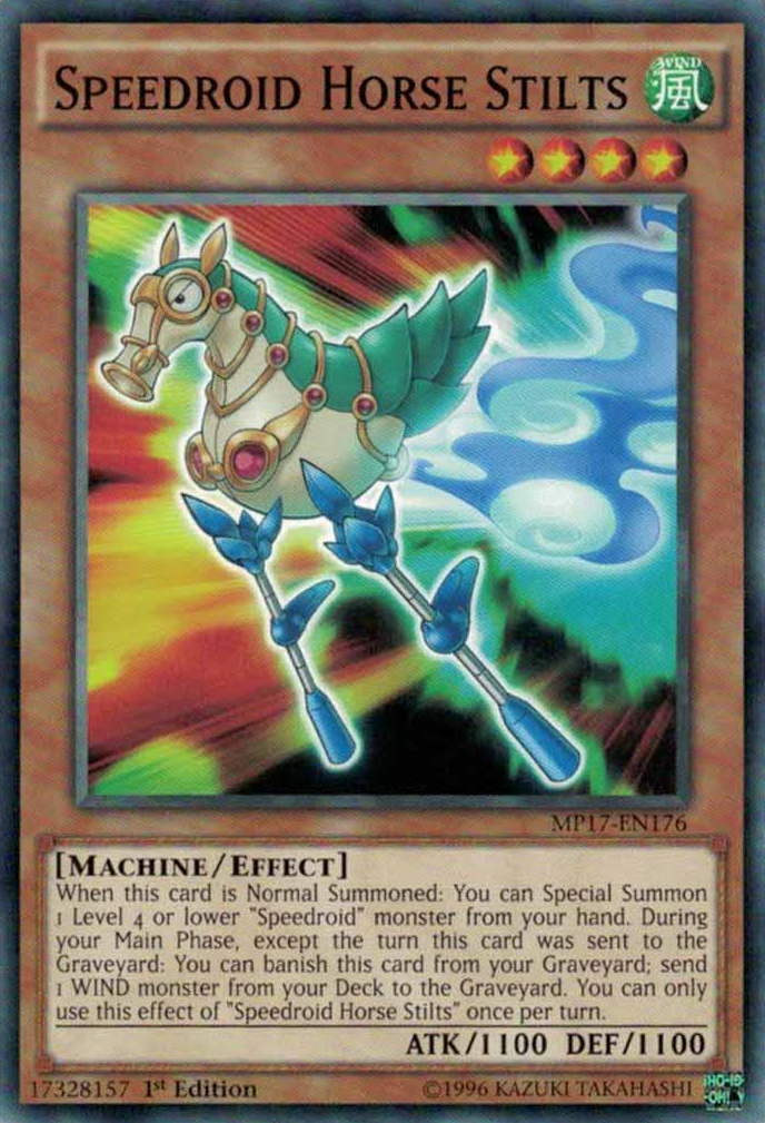 Speedroid Horse Stilts [MP17-EN176] Common | Card Merchant Takapuna