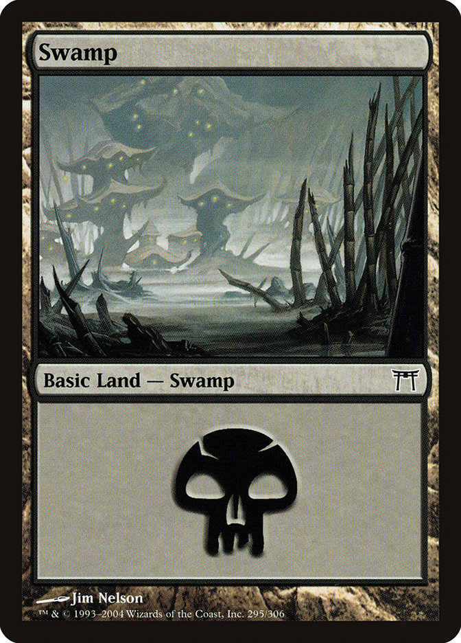 Swamp (295) [Champions of Kamigawa] | Card Merchant Takapuna