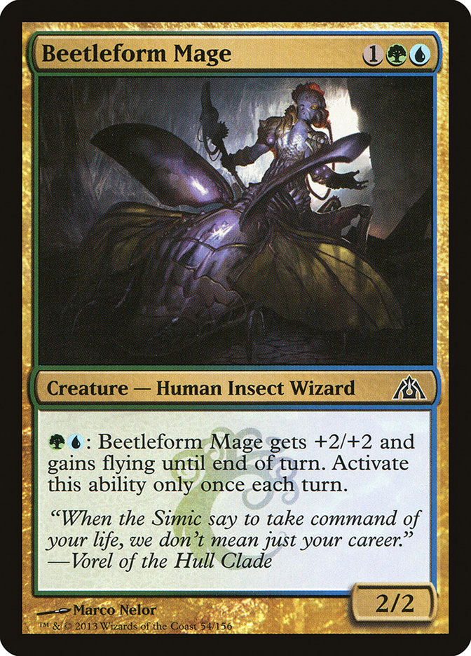 Beetleform Mage [Dragon's Maze] | Card Merchant Takapuna