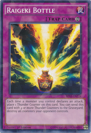 Raigeki Bottle [BP03-EN224] Shatterfoil Rare | Card Merchant Takapuna