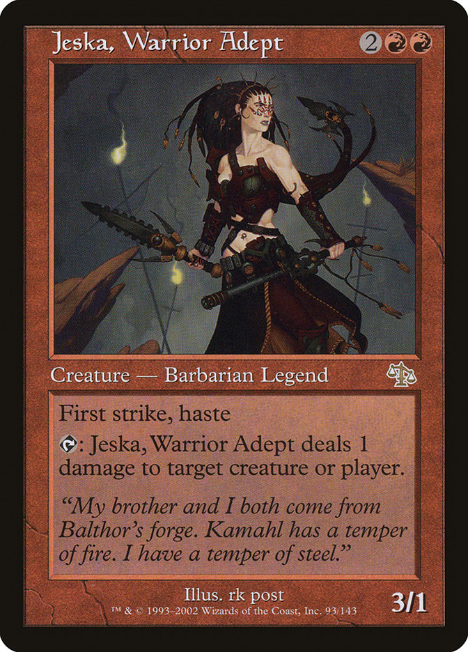 Jeska, Warrior Adept [Judgment] | Card Merchant Takapuna