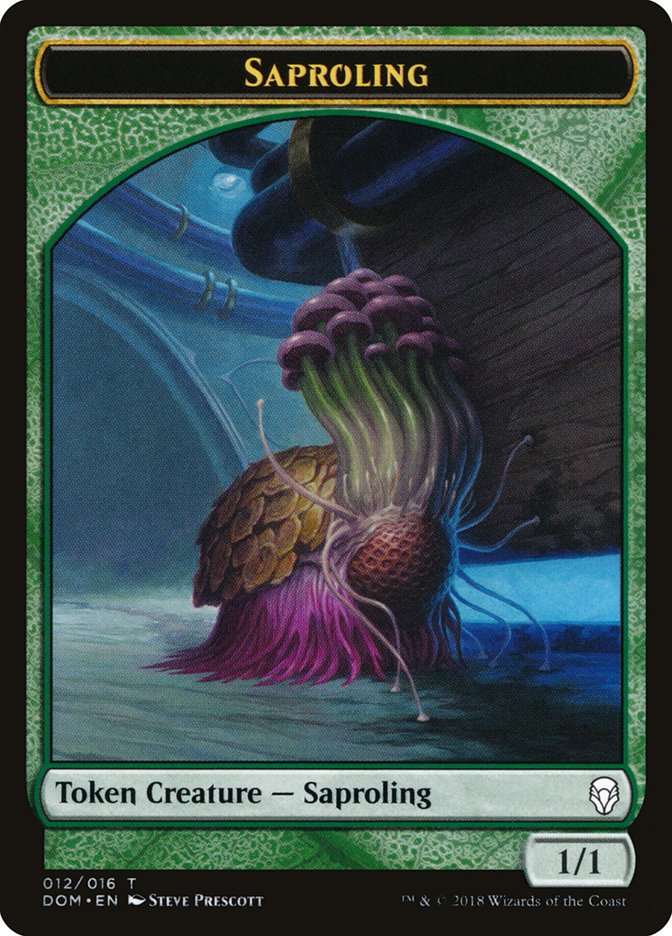 Saproling Token (012/016) [Dominaria Tokens] | Card Merchant Takapuna