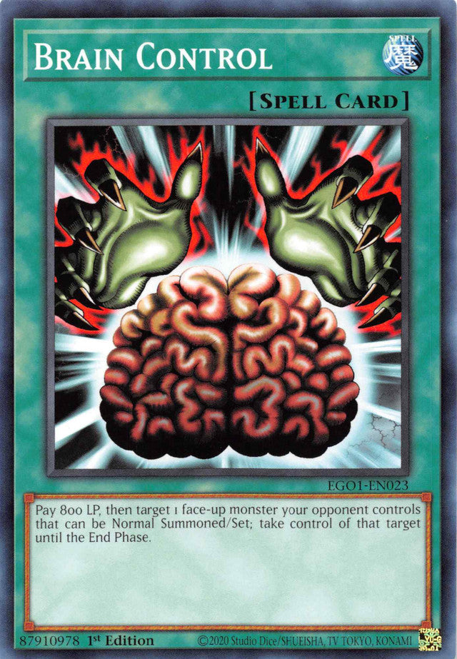 Brain Control [EGO1-EN023] Common | Card Merchant Takapuna