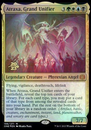 Atraxa, Grand Unifier [Phyrexia: All Will Be One Prerelease Promos] | Card Merchant Takapuna