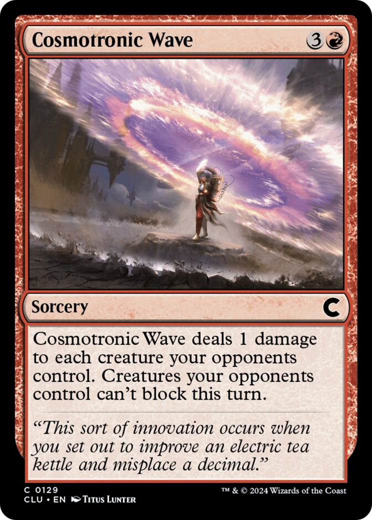 Cosmotronic Wave [Ravnica: Clue Edition] | Card Merchant Takapuna