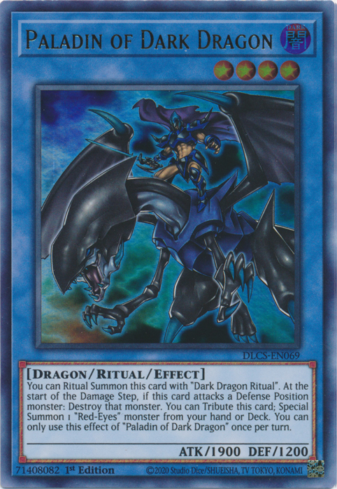 Paladin of Dark Dragon [DLCS-EN069] Ultra Rare | Card Merchant Takapuna