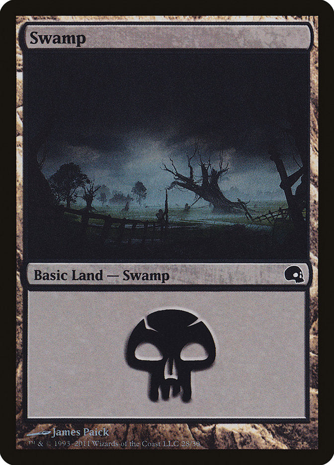 Swamp (28) [Premium Deck Series: Graveborn] | Card Merchant Takapuna