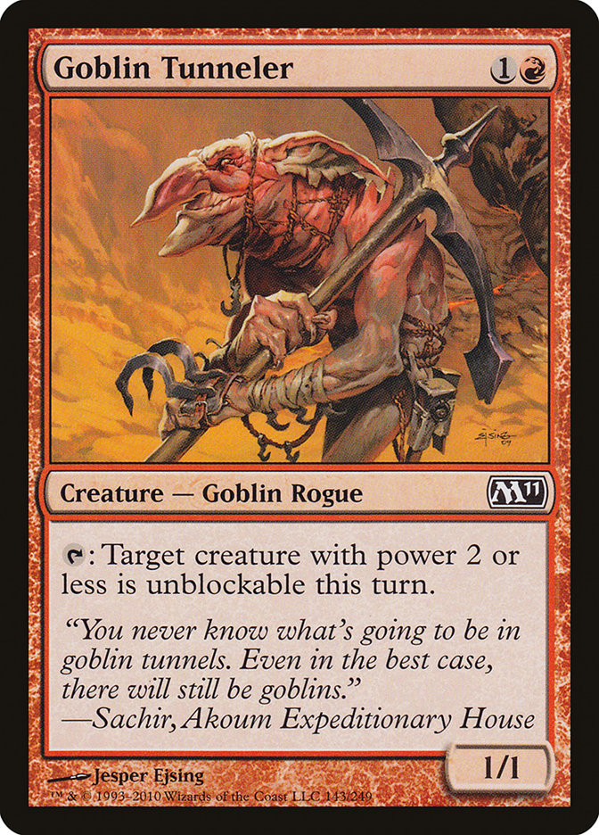 Goblin Tunneler [Magic 2011] | Card Merchant Takapuna