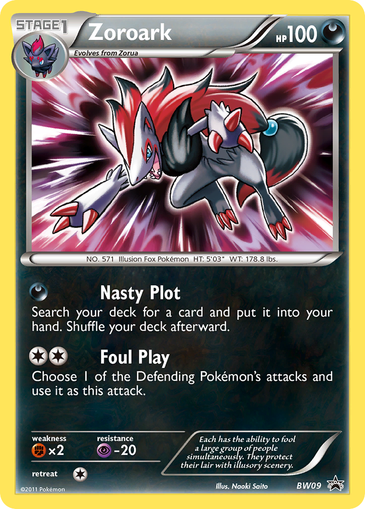 Zoroark (BW09) [Black & White: Black Star Promos] | Card Merchant Takapuna