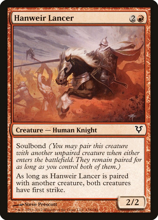 Hanweir Lancer [Avacyn Restored] | Card Merchant Takapuna