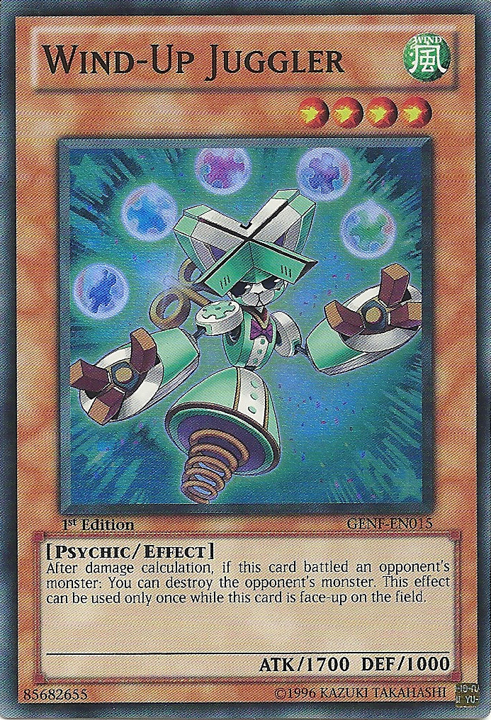 Wind-Up Juggler [GENF-EN015] Super Rare | Card Merchant Takapuna