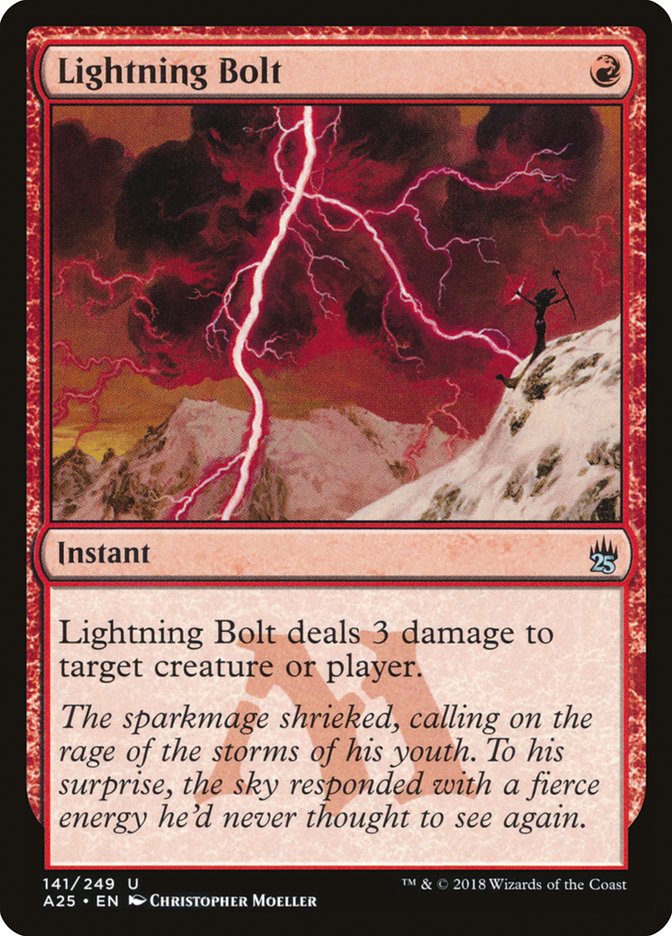 Lightning Bolt [Masters 25] | Card Merchant Takapuna