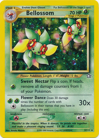 Bellossom (3/111) [Neo Genesis Unlimited] | Card Merchant Takapuna