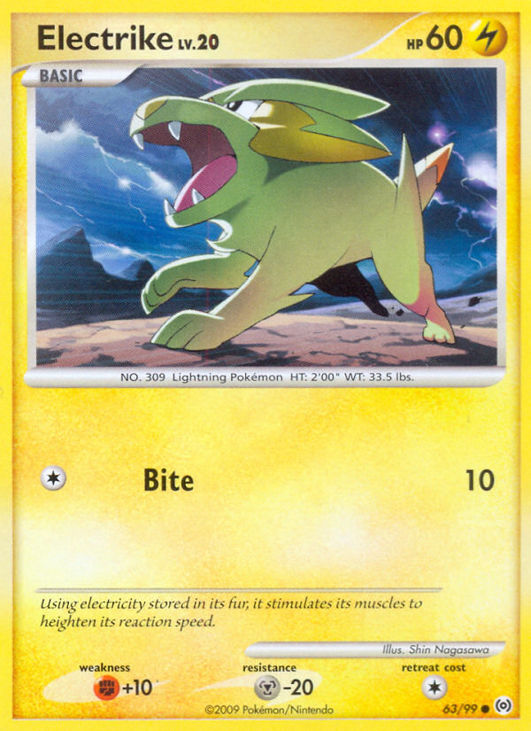 Electrike (63/99) [Platinum: Arceus] | Card Merchant Takapuna