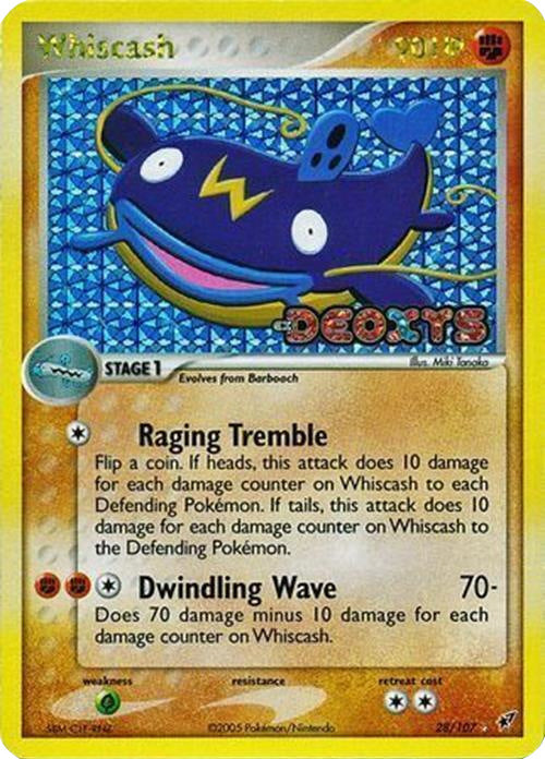 Whiscash (28/107) (Stamped) [EX: Deoxys] | Card Merchant Takapuna