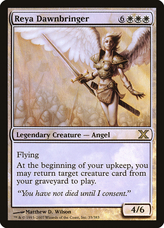 Reya Dawnbringer (Premium Foil) [Tenth Edition] | Card Merchant Takapuna