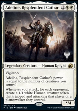 Adeline, Resplendent Cathar (Promo Pack) [Innistrad: Midnight Hunt Promos] | Card Merchant Takapuna