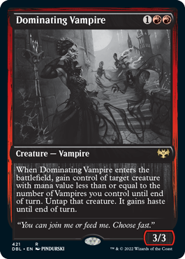 Dominating Vampire [Innistrad: Double Feature] | Card Merchant Takapuna