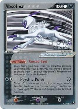 Absol ex (92/108) (Flyvees - Jun Hasebe) [World Championships 2007] | Card Merchant Takapuna