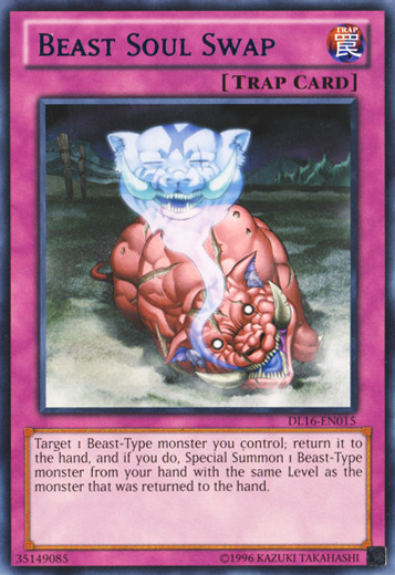 Beast Soul Swap (Blue) [DL16-EN015] Rare | Card Merchant Takapuna