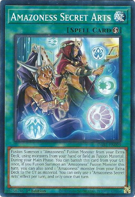 Amazoness Secret Arts [DABL-EN099] Common | Card Merchant Takapuna