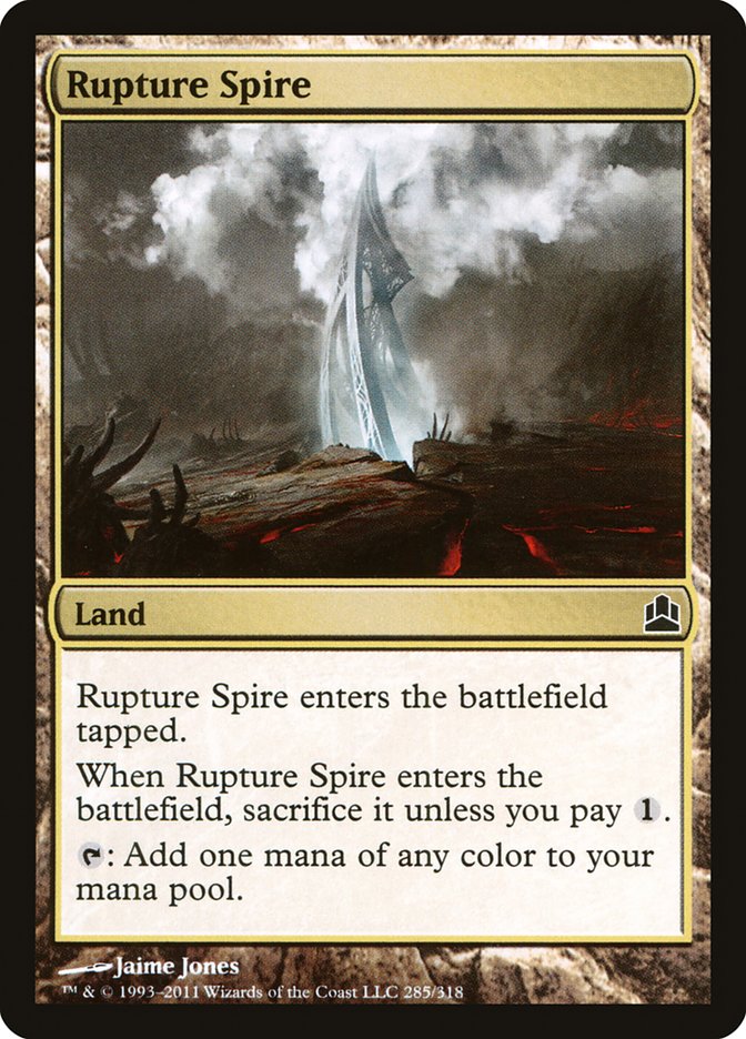 Rupture Spire [Commander 2011] | Card Merchant Takapuna