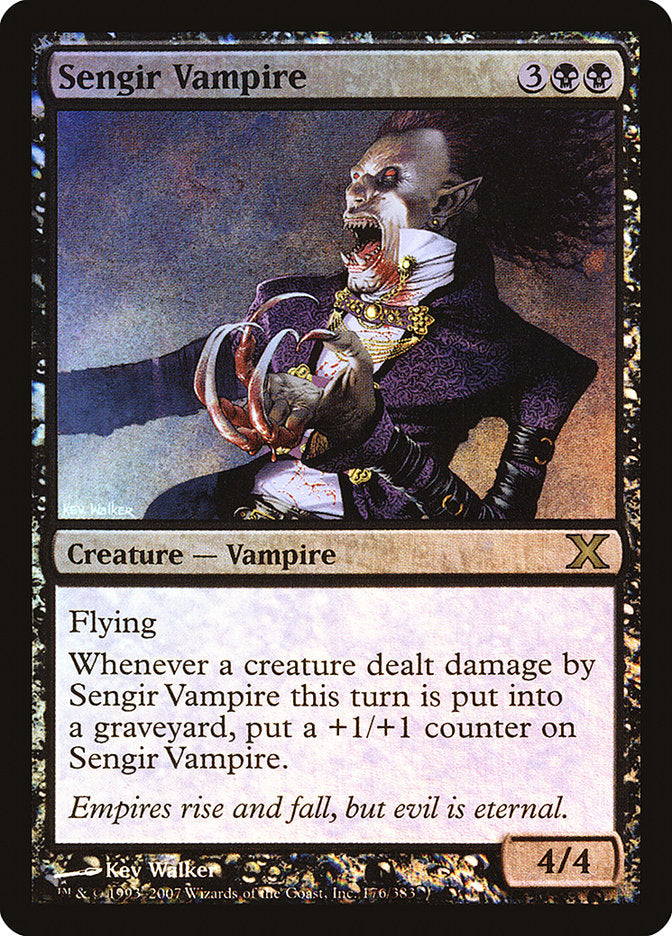 Sengir Vampire (Premium Foil) [Tenth Edition] | Card Merchant Takapuna