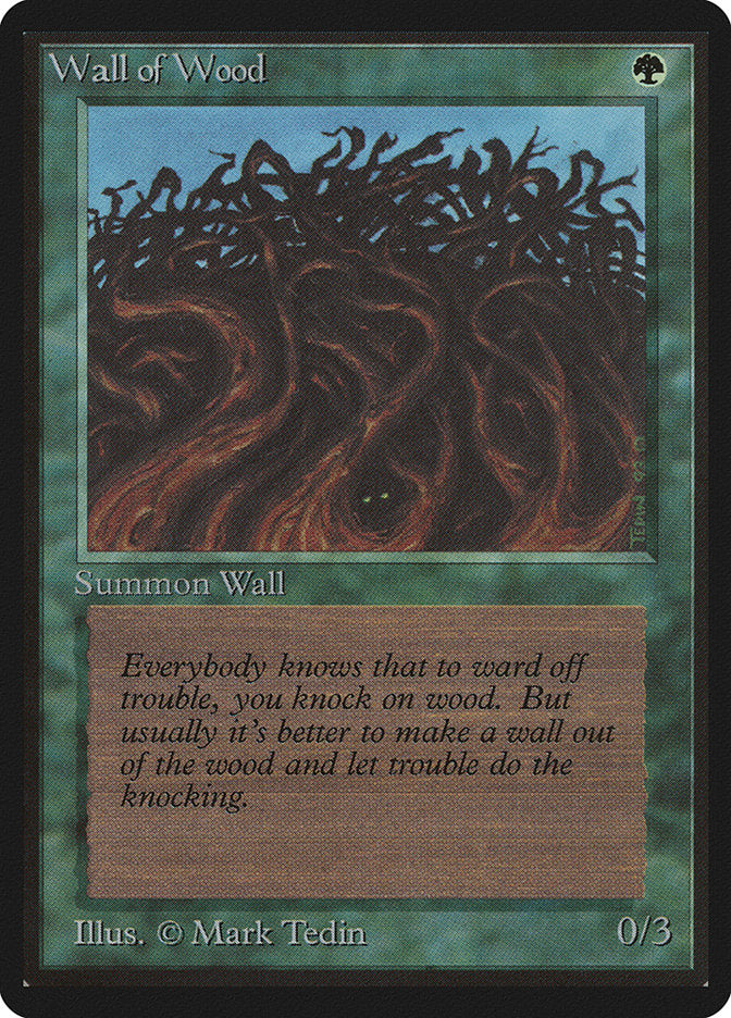 Wall of Wood [Beta Edition] | Card Merchant Takapuna