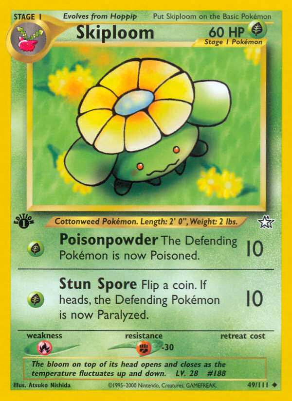 Skiploom (49/111) [Neo Genesis 1st Edition] | Card Merchant Takapuna