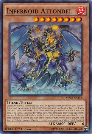 Infernoid Attondel [MP15-EN208] Common | Card Merchant Takapuna