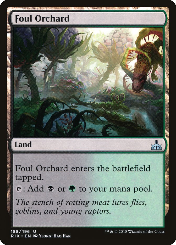 Foul Orchard [Rivals of Ixalan] | Card Merchant Takapuna