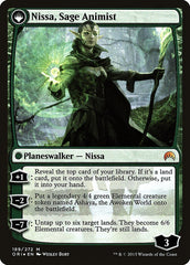 Nissa, Vastwood Seer // Nissa, Sage Animist [Magic Origins Prerelease Promos] | Card Merchant Takapuna